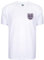 Score Draw England 1970 No 6 Retro Football Shirt White Large Cotton