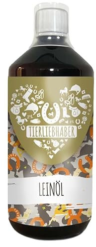 TIERLIEBHABER - Leinöl für Pferde | Natürliche Fell & Hautpflege 1L | hochwertig & kaltgepresstes Leinöl | Mit Vitamin A, E, D & Omega-3 Fettsäuren