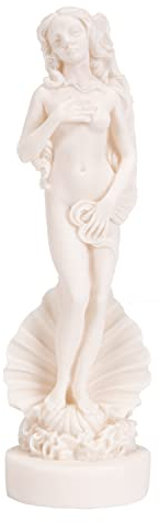 BEAUTIFUL GREEK STATUES Venus Aphrodite Zeus Tochter griechische Göttin Gold Alabaster Statue 16 cm x 6,3 cm x 5 cm 150 g