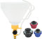 Entonnoir de Remplissage de Liquide de Refroidissement de Radiateur Kit de Remplissage de Système de Refroidissement de Moteur Anti-déversement Avec 3 Adaptateurs de Remplacement Pour Véhicules