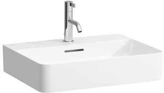 LAUFEN VAL Waschtisch, unterbaufähig, ohne Hahnloch, ohne Überlauf, 550x420mm, H8102827581121, Farbe: Graphit matt