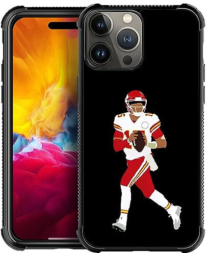 DJSOK Schutzhülle kompatibel mit iPhone 15, H Fußball A1978, stoßfester Schutz, weiches Silikon TPU Bumper und harte PC-Muster Rückseite für iPhone 15