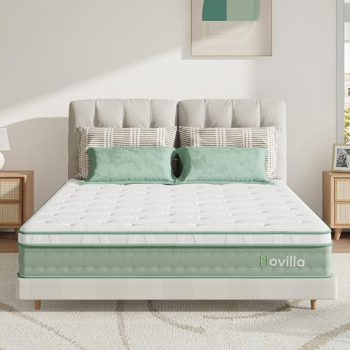 Novilla H3 Matratze 90x200 Höhe 24cm Taschenfederkernmatratze 3 Zonen Matratze Gelschaummatratze mit Öko-Tex Zertifiziert