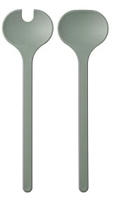 Mepal - Couverts à salade 2 pièces Silueta - Lavable au lave-vaisselle - Couverts à salade - Fourchette et cuillère à salade - Nordic sage