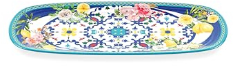 Guzzini - Vassoio rettangolare in melammina, colori vari, ''FLOWER&LEMON''