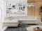 MKS MEBLE Ecksofa Sofa Beige, Wohnlandschaft L-Form mit Schlaffunktion und Bettkasten, Schlafsofa mit Bettkasten, Sofa mit Einstellbare Kopfstützen, Peter L - Hellbeige Velvet - Links Beige