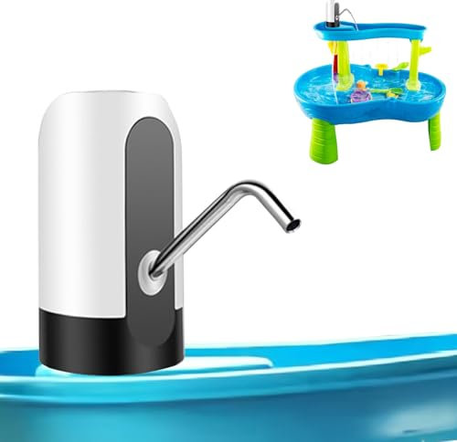 Pumpe für Wassertisch Kinder, Wassertischpumpe für Kleinkinder, Wasserpumpe für Wassertisch, Wasserspieltischpumpe, Kleinkind Aktivitätstisch Zubehör,Wasserspielspielzeug,Tragbare Pumpe für Kinder (A)