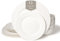 Square House New Bone China Geschirr-Set, Santorini-Kollektion (rein), Weiß, für den täglichen Gebrauch, Porzellan, Geschirrservice für 4 Personen