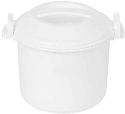 Baoblaze Reiskocher, Mikrowellen-Reiskocher, Mehrzweck, Profi-Topf, Mikrowellen-Dampfgarer, Mikrowellen-Nudelkocher für Gemüse