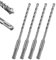 Dfuqanb 4 Pcs Foret Beton Grande Longueur, Foret Beton 6mm, Foret Beton, Meche Beton, Foret Sds, pour former des trous dans la pierre, le béton, la pierre naturelle et les murs de briques