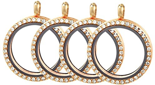 CIMAXIC Einzigartige Foto Charms Set Strass Lünette Bild Rahmen Ornamente für Schmuck