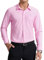 Enlision Chemise Rose pour Homme Adulte Extensible Chemise Infroissable sans Repassage à Manches Longues pour Mariage Affaires Formel Coupe Classique avec Boutons M