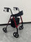 Rollator faltbar und leicht mit Sitz, schmal für Wohnung, für Senioren klappbar, 20 cm Reifen für All-Gelände