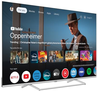Strong - TV 4K QLED ULTRA HD - SRT55UG8773C | 55'' (155 cm) - Smart TV Connessa a Internet, Dolby Vision Atmos, DVB-T2/C/S2, con Netflix (55 Pollici)