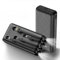 20000mAh Power Bank Fast Charging w/Built-in 4 Cables & LED Light | Portable Charger for Phone | 4-in-1 External Battery Pack for Travel, Camping (Black)