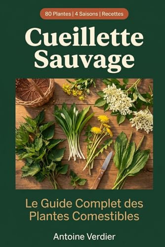 Cueillette Sauvage: Identifier, Récolter et Cuisiner 80 Plantes Sauvages Saison par Saison