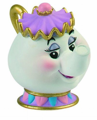 12474 - BULLYLAND - Walt Disney La Belle et la Bête - Figurine Madame Samovar (théière)