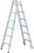 ZARGES | Profi-Sprossenleiter | beidseitig begehbar | 2 x 6 Sprossen