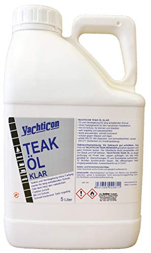 YACHTICON Teak Öl klar - Teakpflege 5 Liter