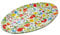 Nador Flores Plat Ovale en mélamine Multicolore 0,1 x 0,1 x 0,1 cm
