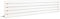 Corwen White Electric Horizontal Radiator - PRE FILLED - 1850mm (w) x 360mm (h) Corwen White - 700W