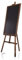 AZZAP Kundenstopper WETTERFEST Staffelei 140cm Holz Tafel Aufsteller Werbetafel Holztafel STANDSTAFFELEI Dreifuss Dunkelbraun