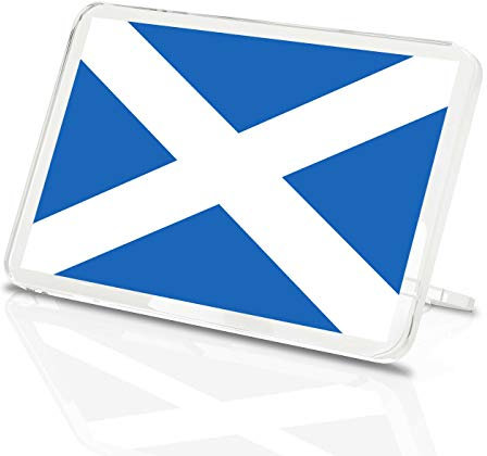 Destination Vinyl Magnets Kühlschrankmagnet mit schottischer Flagge – Schottland Saltire St. Andrew Geschenk #15675