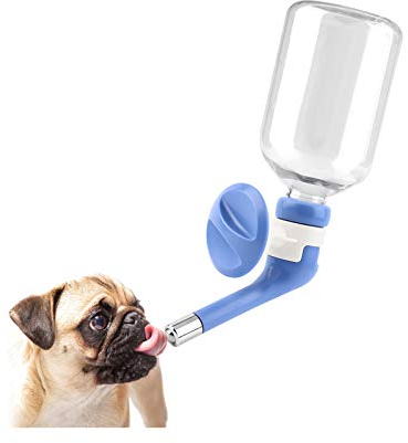Andiker Tropffreie Hunde Wasserspender Flasche Hundehütte Käfig Wasserspender Wassertränke Wasserkocher für Haustiere