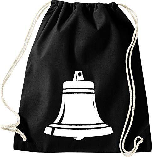 Shirtinstyle Turnbeutel, Sailing Motive Schiffsglocke Farbe Schwarz