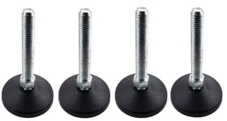 Levelling Machine Feet, Adjustable feet 38 Dia Thread M6 x 50mm (4 Pack)