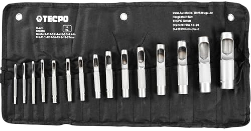 TECPO Juego de sacabocados (15 piezas)