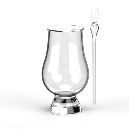 Glencairn Verre à whisky, couvercle de montre + pipette