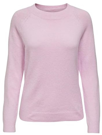 ONLY ONLRICA Life L/S Pullover KNT Noos Pull-Over, Lavande Pastel, S Femme