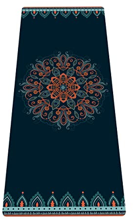 LaiEr Tragbare Reise-Yogamatte, faltbare, leichte Trainingsmatte – ideal für Yoga, Pilates, Bikram, Stretching, Training und Bewegung (183 cm x 61 cm x 1,5 mm)