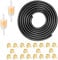 ZAMDOE Fuel line Hose Kit 3/16Inch 9.85-Foot with Fuel Filters Hose Clamps for Lawnmower Tractor Mini Bike Motorcycle Scooter Auto Small Engines(5mm*8mm*3m)