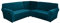 ele ELEOPTION Samt Sofabezug L Form 5 Sitzer Ecksofabezug 3-teilig Stretch Sofa Überzug für L-förmige Sofamöbel dick weich waschbar Ecksofahusse