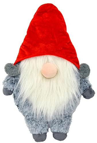 Hodge & Hodge Christmas Gonk Hot Water Bottle Grey Fleece Cover 1 Litre