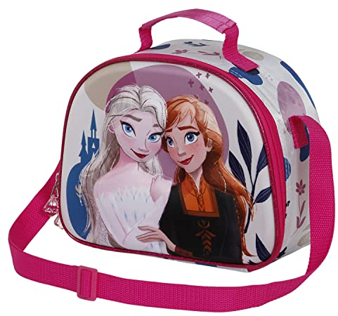 Disney Frozen 2 Castle-Porta Merenda 3D, Multicolore, 25.5 x 20 cm