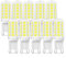 LED-Glühbirne, 40W Halogen-Glühbirnen-Äquivalent LED-G9-Glühbirne, 400LM Cool White G9 Sockel LED für Kronleuchter Beleuchtung Dekor, energiesparende LED-Kapsel-Lampen, nicht dimmbar, 10 Packungen