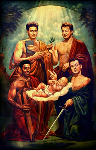 Ghost Busters Vigo Dead A0 Poster on Canvas - Filmkunstposter in verschiedenen Größen für Wohn- oder Schlafzimmerideen. Randlose Kultfilmbilder, klassische ikonische 70er, 80er, 90er Jahre, Vintage-R