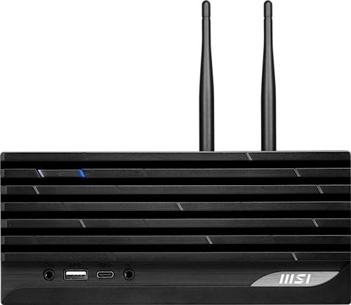 MSI PRO DP20ZA (MFF) Desktop, AMD Ryzen R5-5600G, Radeon Vega 7, 8GB Memory, 1TB SSD, Wifi 5, USB Type-C, Black, Windows 11 Pro: 5M-234US