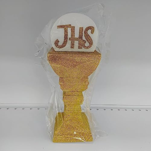 Generico Prima Comunione Calice in POLISTIROLO 3D 20 cm CENTROTAVOLA Scultura COLORATO RD