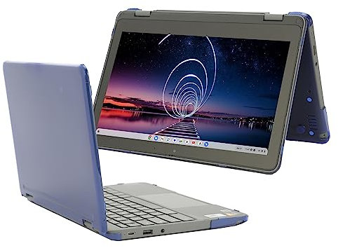 mCover Hard Shell Case ONLY Compatible for 2023~2024 11.6 Lenovo Chromebook 300E Yoga Gen4 / 100E Gen 4 Laptop (NOT Fitting Any Other Lenovo Models) - Blue