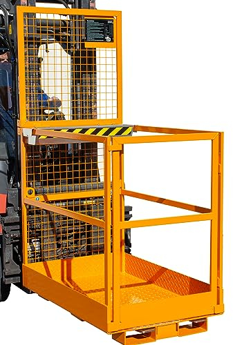 Arbeitsbühne für Stapler Zulassung gem. UVV in Deutschland - Längsaufnahme