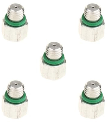 Juego de 5 válvulas de alivio de presión para compresor de aire acondicionado de coche, 1,25 mm x 20 mm