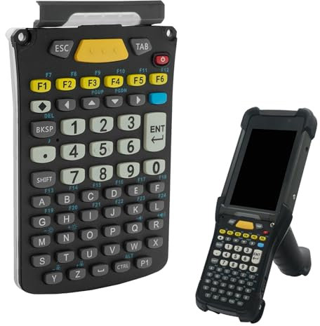CARPSDZY 58-Keys MC9300 Standard Alpha Numeric Keypad Replacement for Zebra Symbol MC930B-G Barcode Scanner Handheld PDA Mobile Computer, Responsive Keyboard (KYPD-MC9358ANR-01, KYPD-MC9358ANR-10)