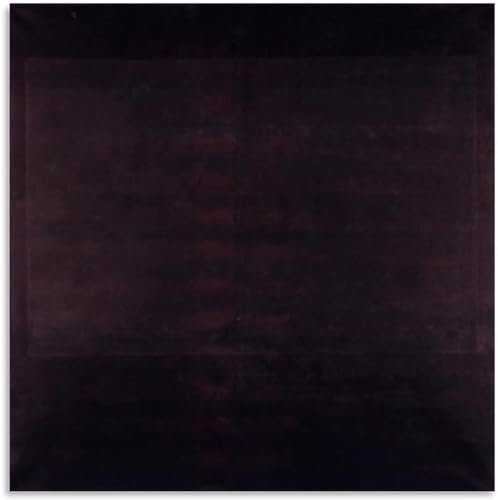 MRTURK Berühmtes Mark Rothko Poster Deep Purple 1964 Gemälde Mark Rothko Drucke Mark Rothko Leinwand Wandkunst für Zuhause Wanddekoration Bild 60x60cmx1 Kein Rahmen