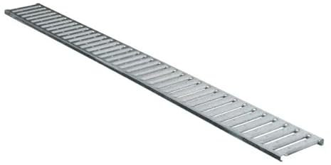 Suinga Rejilla garaje 100x20 cm, fabricada en ulma galvanizada nervada, cubrimiento de cierre para zonas en circulación utilizadas por petatones y vehículos, vehiculos y peatones, gris