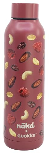 Quokka Bouteille isotherme en acier inoxydable solide 630 ml Coconut avec crochet NAKD