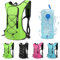 Lollanda Fahrradrucksack, Wanderrucksack klein, Wasserdicht Rucksäcke für Herren und Damen, MTB Rucksack für Radsport,Camping,Laufen (Grün Trinkrucksack 2L)